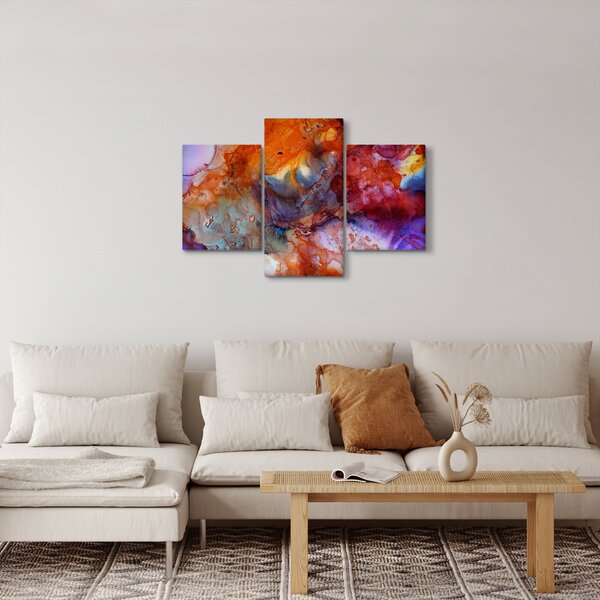 Obraz - Abstraktné atramentové umenie (90x60 cm)