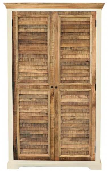 Skriňa Agni 120x200x60 z indický masív mango
