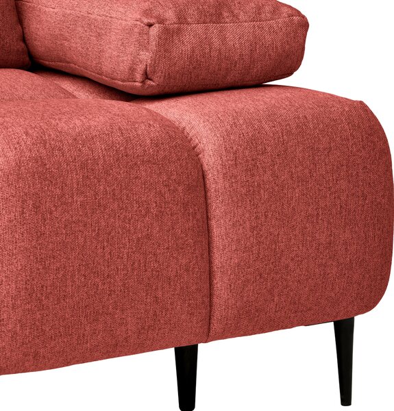 ROZKLADACIA POHOVKA, textil, koralová MID.YOU - Sedačky, Online Only