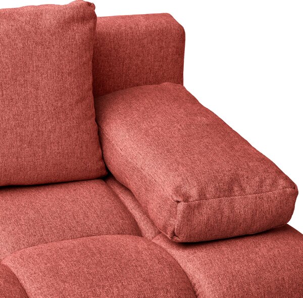 ROZKLADACIA POHOVKA, textil, koralová MID.YOU - Sedačky, Online Only