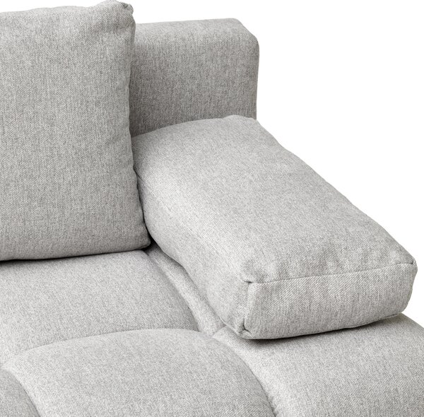 ROZKLADACIA POHOVKA, textil, sivá MID.YOU - Sedačky, Online Only