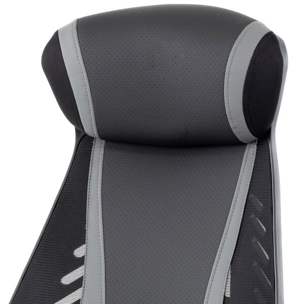 Autronic LUXUSNÉ HERNÉ KRESLO s dôrazom na ergonómiu sedenia