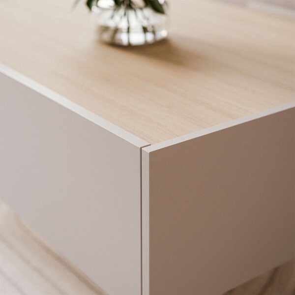 KONFERENČNÝ STOLÍK LUCCA KAŠMÍR / DUB LINEA 97 cm