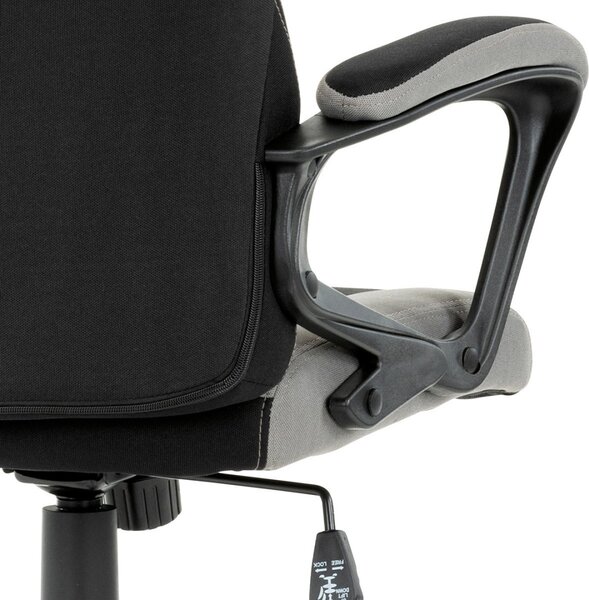 Autronic KANCELÁRSKA A HERNÁ STOLIČKA s decentným ružovým detailom - 60 x 105-115 x 60 cm