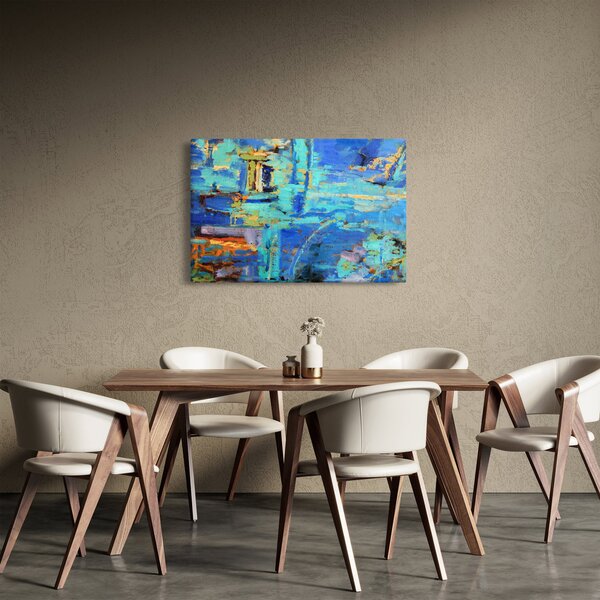 Obraz - Abstraktné olejomaľba (90x60 cm)