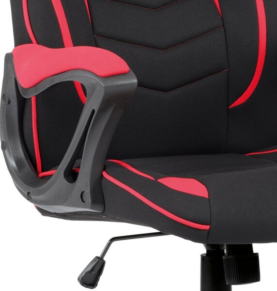 Autronic HERNÉ A KANCELÁRSKE KRESLO - čierno-červené - 67 x 122-128 x 65 cm