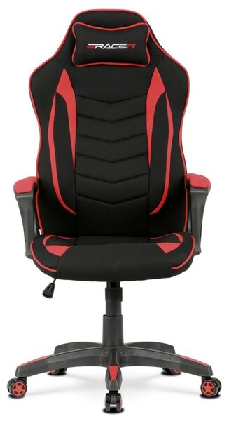 Autronic HERNÉ A KANCELÁRSKE KRESLO - čierno-červené - 67 x 122-128 x 65 cm