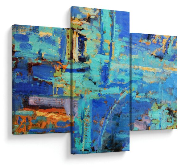 Obraz - Abstraktné olejomaľba (90x60 cm)