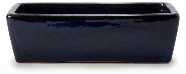 Keramický truhlík GIONO - Zafírový XL (60 x 20 x 17 cm)
