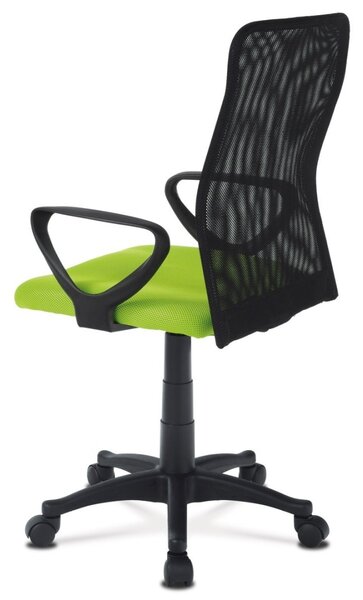 Autronic KANCELÁRSKA STOLIČKA - čierno-zelená - 58 x 91-102 x 53 cm