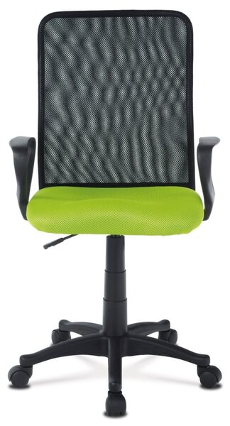 Autronic KANCELÁRSKA STOLIČKA - čierno-zelená - 58 x 91-102 x 53 cm