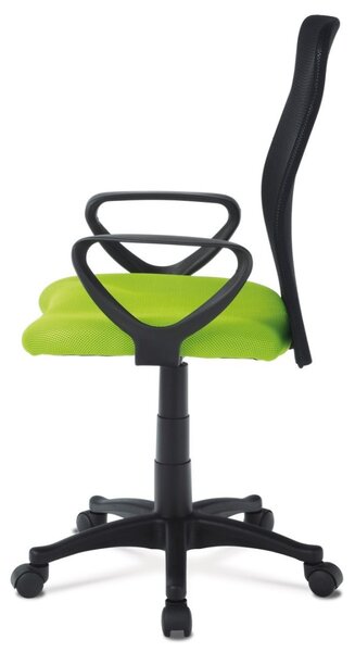 Autronic KANCELÁRSKA STOLIČKA - čierno-zelená - 58 x 91-102 x 53 cm