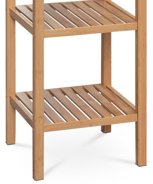 Autronic REGÁL - 5-policový - z masívneho bambusu - výška 140 cm
