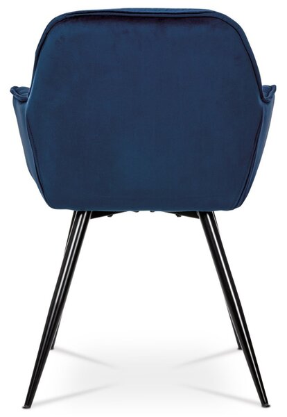 Autronic JEDÁLENSKÁ A KONFERENČNÁ STOLIČKA - modrá - 61 x 87 x 61 cm