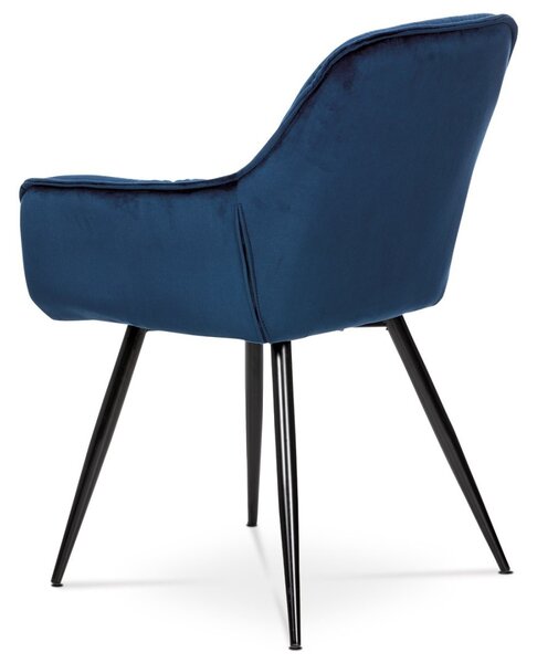 Autronic JEDÁLENSKÁ A KONFERENČNÁ STOLIČKA - modrá - 61 x 87 x 61 cm