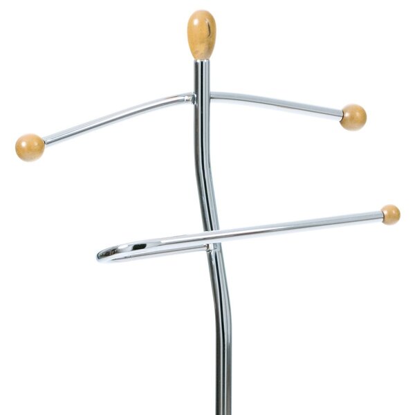 Autronic NEMÝ SLUHA - vešiak z masívu kaučukovníka a kovu - 118 cm - prírodná