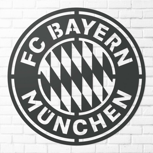 DUBLEZ | Drevené logo klubu - FC Bayern Munchen | Obraz