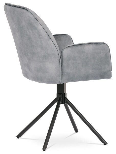 Autronic JEDÁLENSKÁ A KONFERENČNÁ STOLIČKA - šedá - 59 x 90 x 65 cm