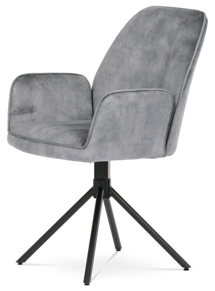 Autronic JEDÁLENSKÁ A KONFERENČNÁ STOLIČKA - šedá - 59 x 90 x 65 cm