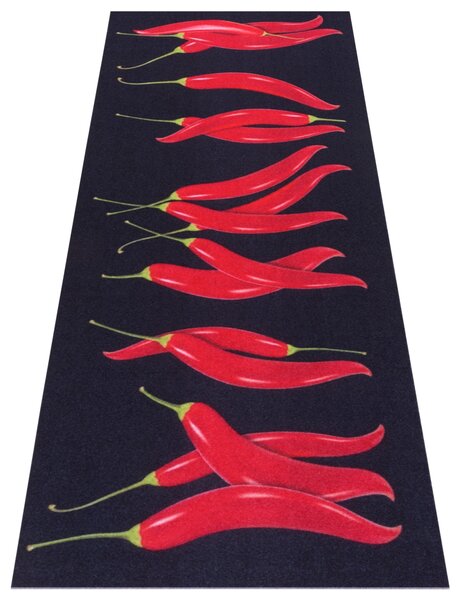 Hanse Home , Behúň Cook & Clean 105727 Black Red, 50x150, červená, kuchyňa