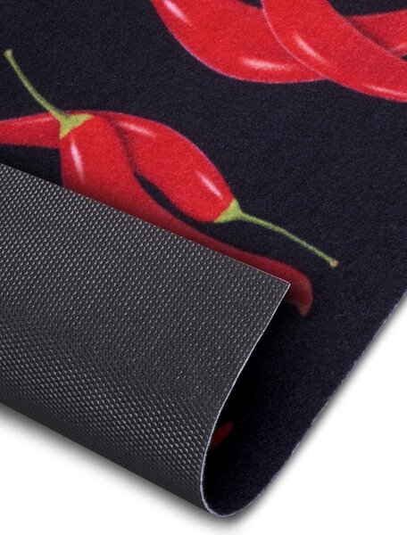 Hanse Home , Behúň Cook & Clean 105727 Black Red, 50x150, červená, kuchyňa