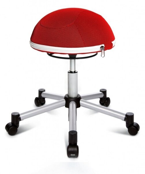 Topstar Topstar - aktívna stolička Sitness Halfball - červená