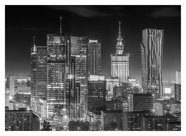 Obraz - Čiernobiely New York (70x50 cm)