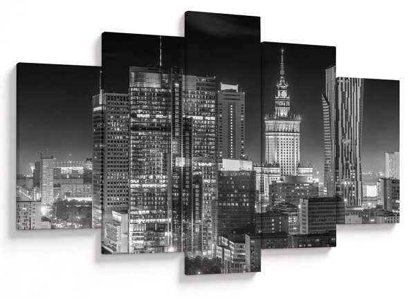 Obraz - Čiernobiely New York (150x105 cm)