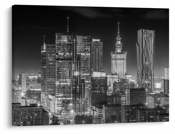 Obraz - Čiernobiely New York (70x50 cm)