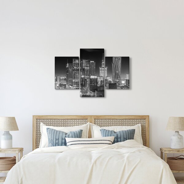 Obraz - Čiernobiely New York (90x60 cm)