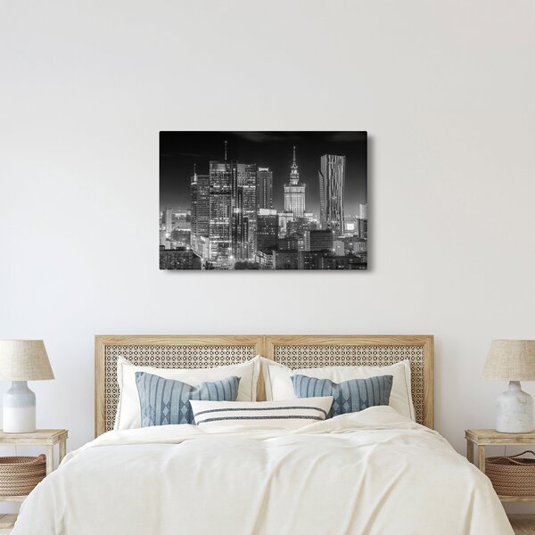 Obraz - Čiernobiely New York (90x60 cm)