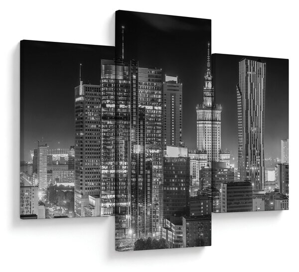 Obraz - Čiernobiely New York (90x60 cm)