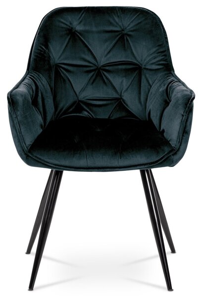 Autronic JEDÁLENSKÁ A KONFERENČNÁ STOLIČKA - čierna - 61 x 87 x 61 cm