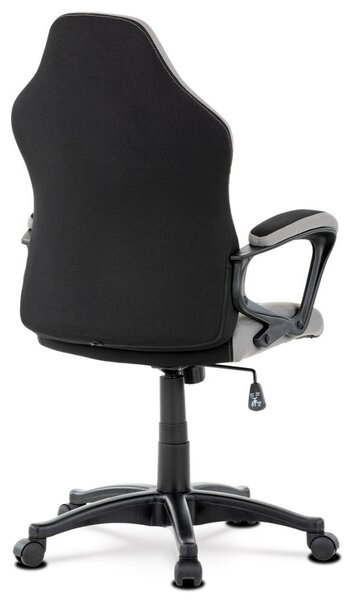 Autronic KANCELÁRSKA A HERNÁ STOLIČKA s decentným modrým detailom - 60 x 105-115 x 60 cm