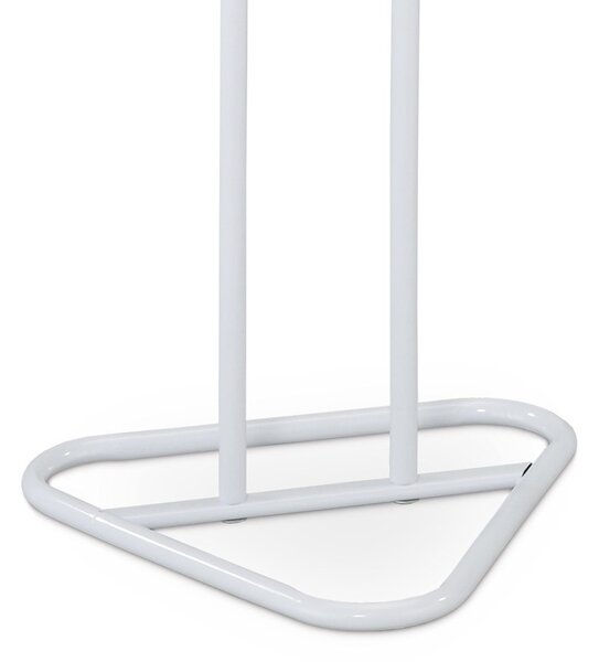 Autronic NEMÝ SLUHA - obľúbený vešiak s kovovou konštrukciou - 108 cm - biely