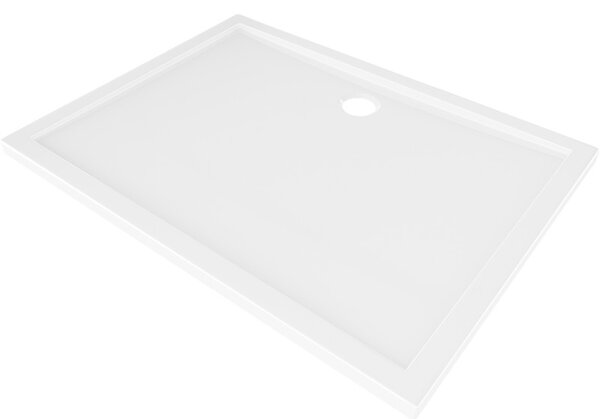 Mexen Flow obdĺžniková sprchová vanička slim 95 x 70 cm, biely lesk - 46R107095