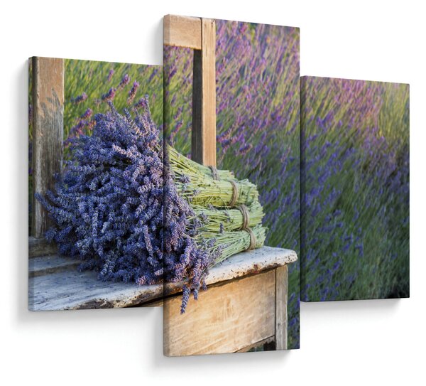 Obraz - Levanduľové zväzky (90x60 cm)