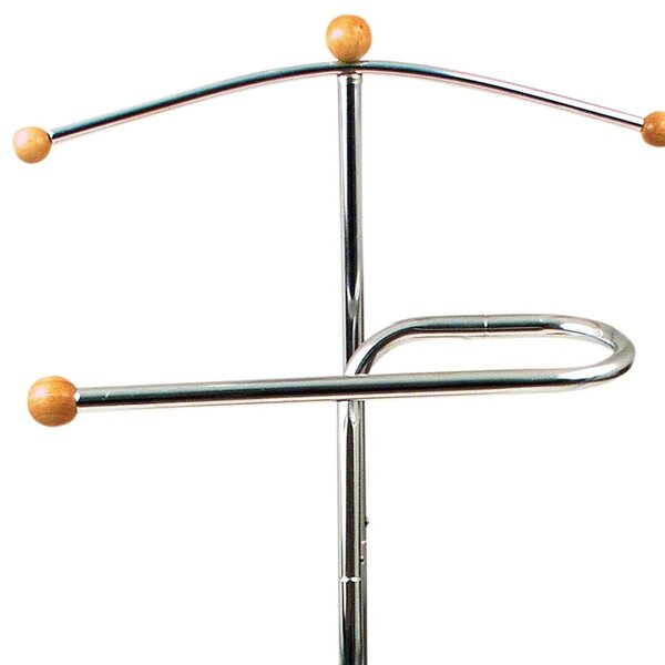 Autronic NEMÝ SLUHA - vešiak z kovu a masívu kaučukovníka - výška 110 cm