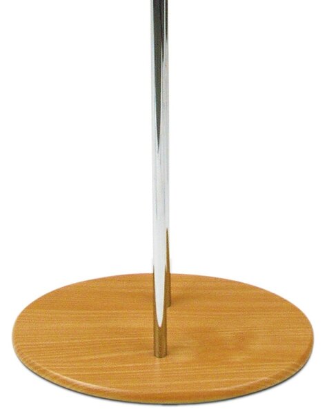 Autronic NEMÝ SLUHA - vešiak z kovu a masívu kaučukovníka - výška 110 cm
