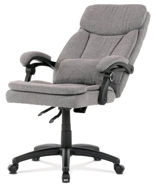 Autronic KANCELÁRSKE KRESLO s "relax" funkciami - šedé - 67 x 115-124 x 61 cm