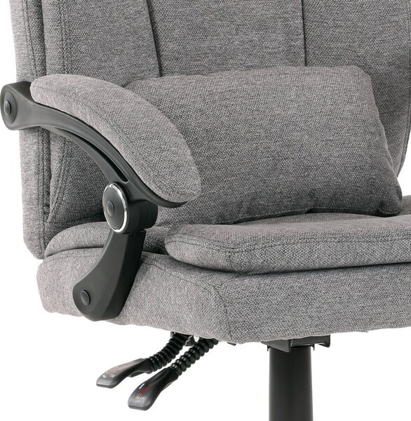Autronic KANCELÁRSKE KRESLO s "relax" funkciami - šedé - 67 x 115-124 x 61 cm