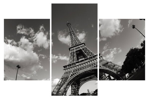 Obraz - Eiffelova veža v Paríži (90x60 cm)