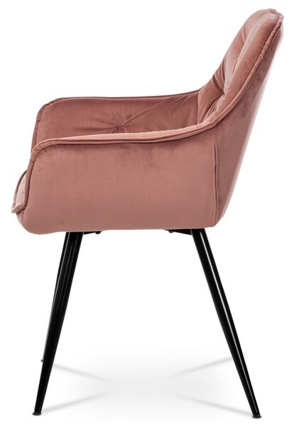Autronic JEDÁLENSKÁ A KONFERENČNÁ STOLIČKA - ružová - 61 x 87 x 61 cm