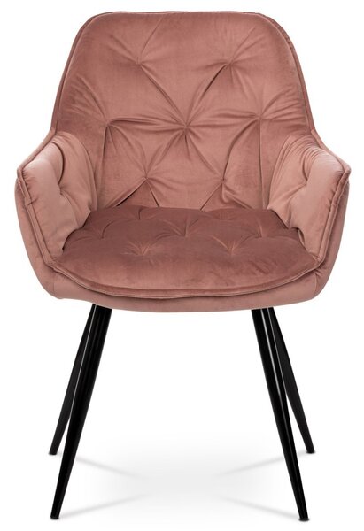 Autronic JEDÁLENSKÁ A KONFERENČNÁ STOLIČKA - ružová - 61 x 87 x 61 cm