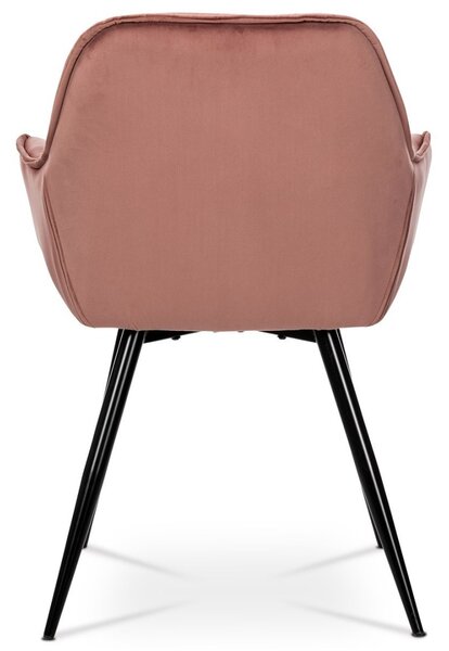 Autronic JEDÁLENSKÁ A KONFERENČNÁ STOLIČKA - ružová - 61 x 87 x 61 cm