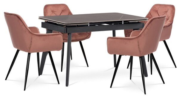 Autronic JEDÁLENSKÁ A KONFERENČNÁ STOLIČKA - ružová - 61 x 87 x 61 cm
