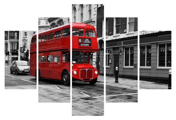 Obraz -Londýn s autobusom (150x105 cm)