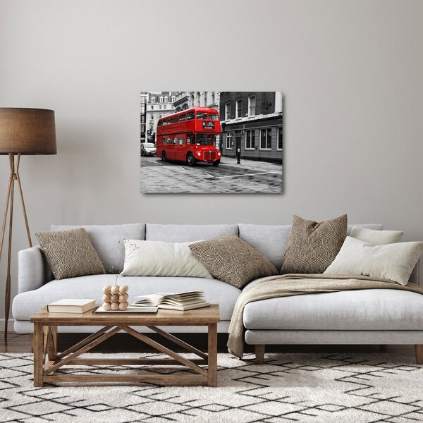 Obraz -Londýn s autobusom (70x50 cm)
