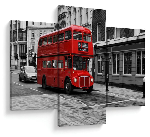 Obraz -Londýn s autobusom (90x60 cm)