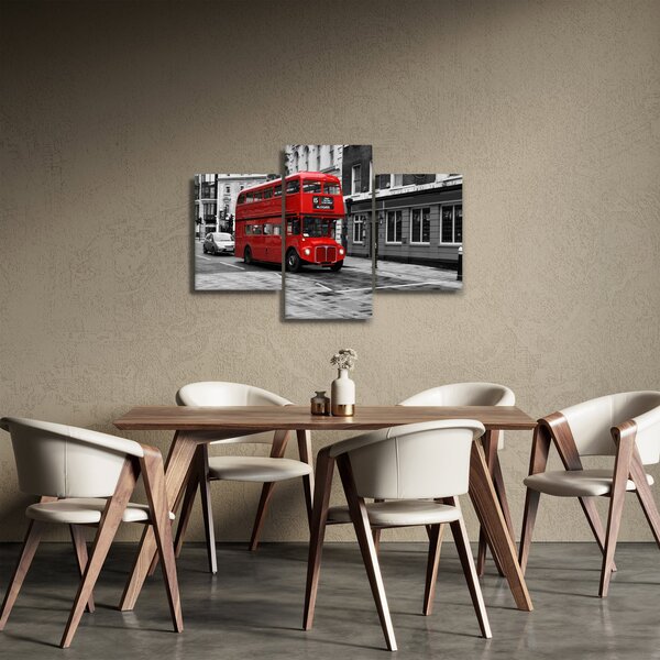 Obraz -Londýn s autobusom (90x60 cm)